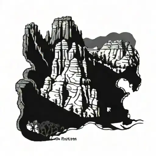 Bryce Canyon Utah Black