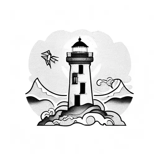 Lighthouse In The Mountains