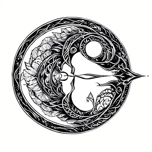 A Omega Sangrando Day Symbol