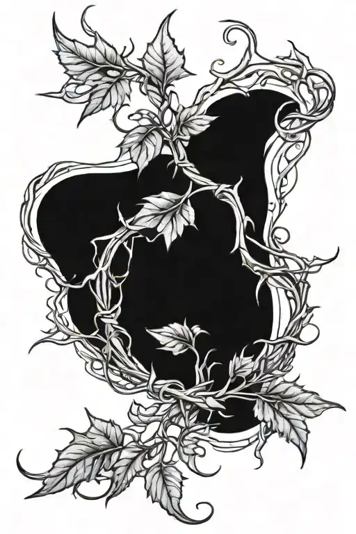 A Vine With Withering Thorns Wrapped