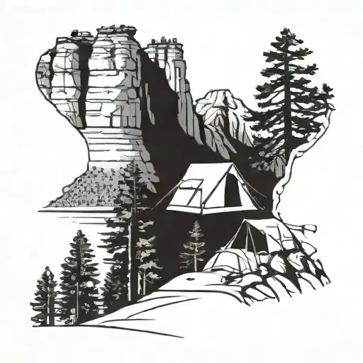 Bryce Canyon Mountains And Camping