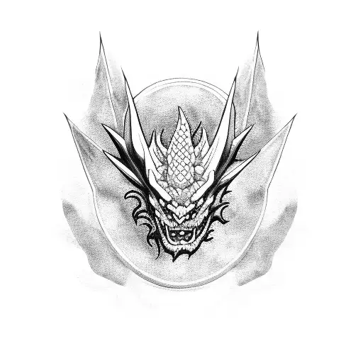 Hell Dragon Head Sideways