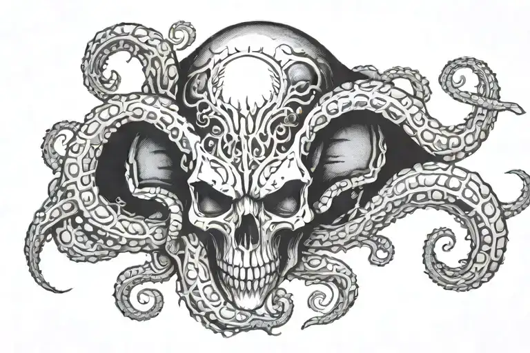 Cthulu Skull On Top
