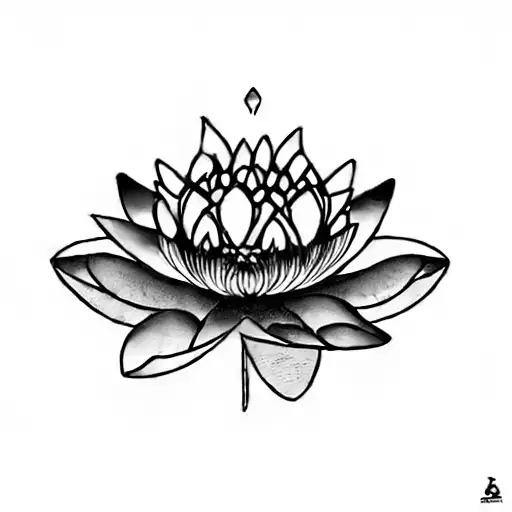 A Lotus Flower
