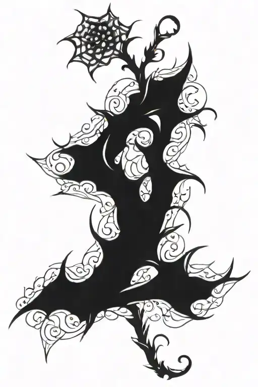 A Vine With Thorns Flowers