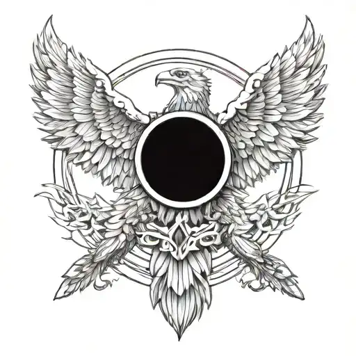 Incorporate A Dartboard Design Into A Double Head Eagle