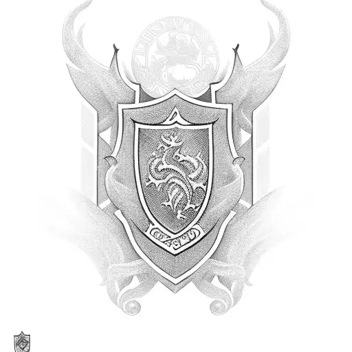 Sunderland Football Crest And Thorns