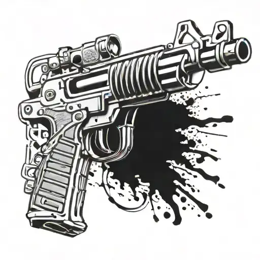 Kalashnikov Machine Gun Mounted