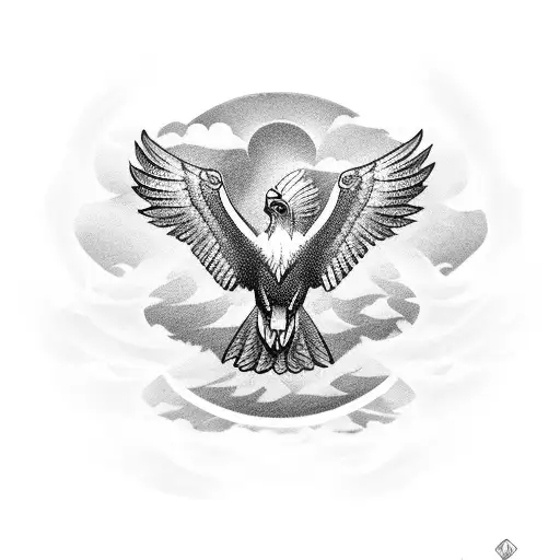 Flying Eagle No Background