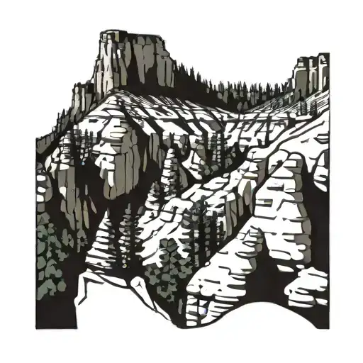 Bryce Canyon Utah Black