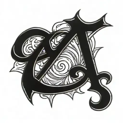 The Word Asgatraz Made In Army Font