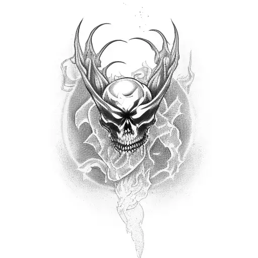 Design A Black And Gray Sleeve Tattoo In A Graveyard Evil