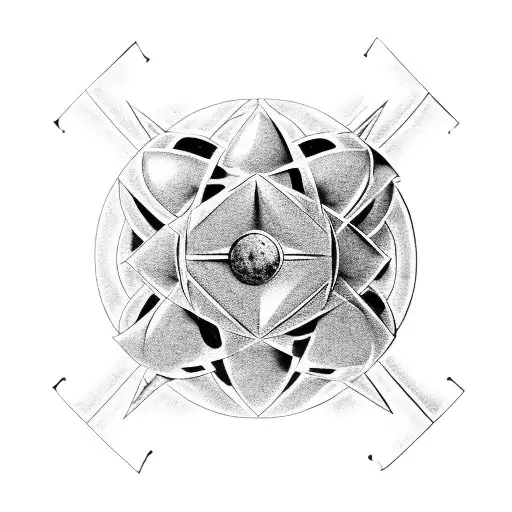 Millenium Puzzle Falling To Pieces From The Bottom Below A 4 Star Dragonball Below A Pokeball