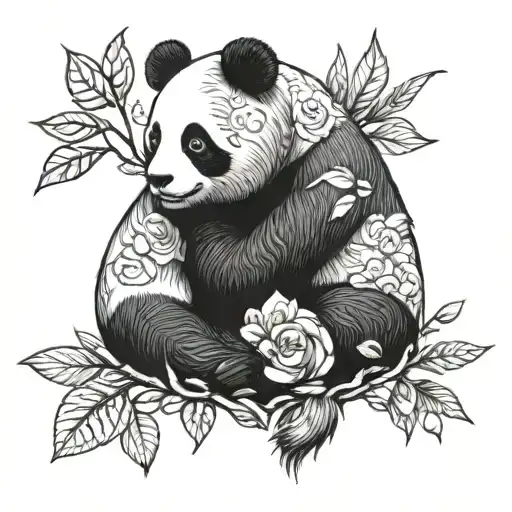 Panda In Love