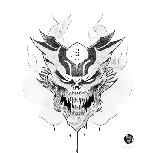 Ghost Of Tsushima Mask With A Sword