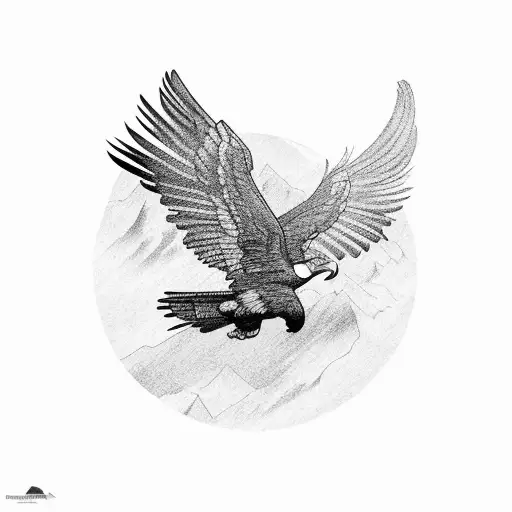 Andean Condor Flying The Argentine Mountain Range