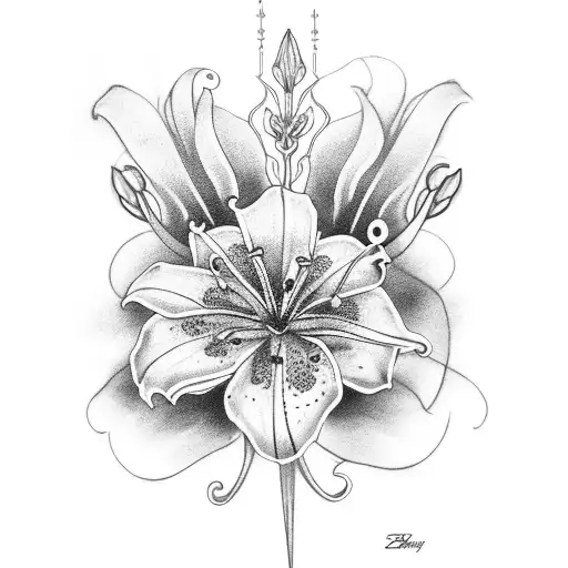 Brazalete Con Spider Lilys