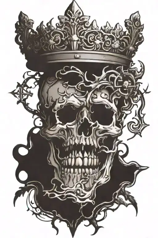 Crown Of Torns With Cross