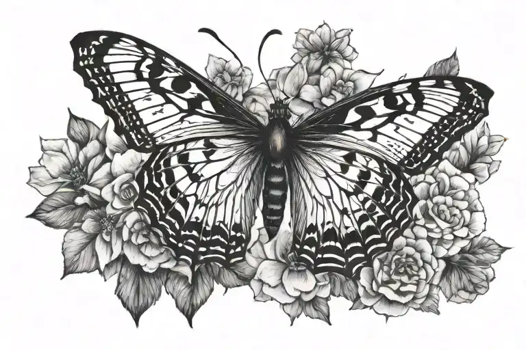 Butterfly On Collarbone