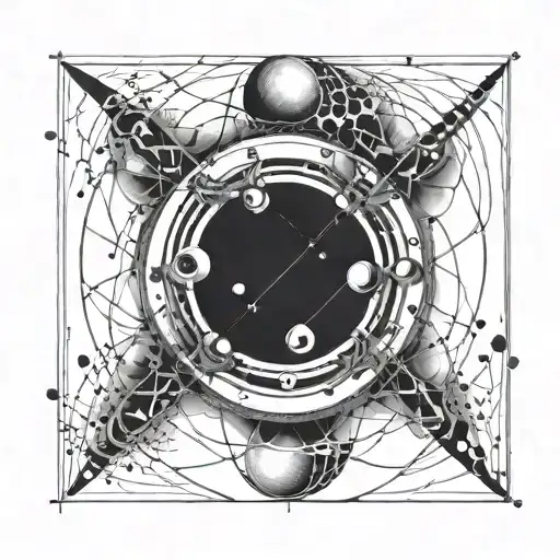 Atomic Structure Around A Black Hole Bending Spacetime