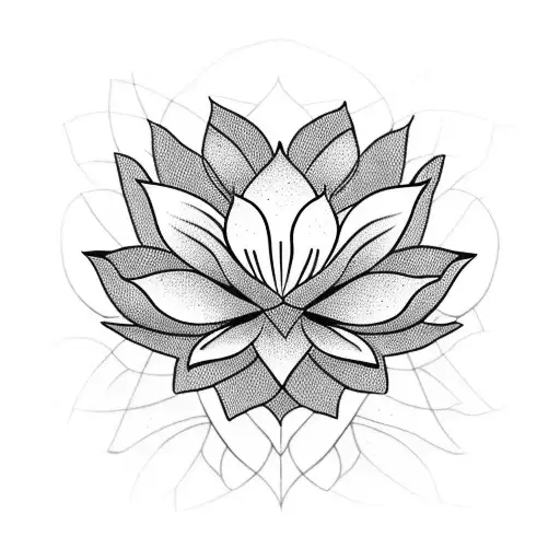 Lotus Flower Mens Sleave