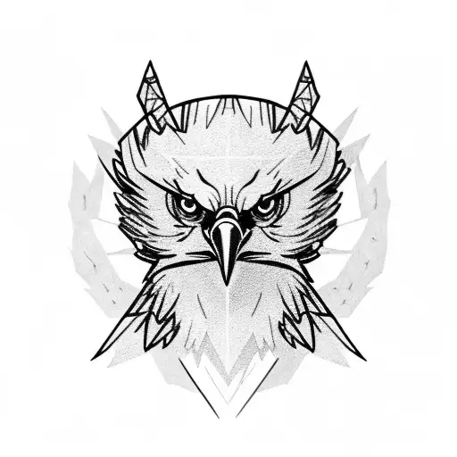 Eagle Above The Storm