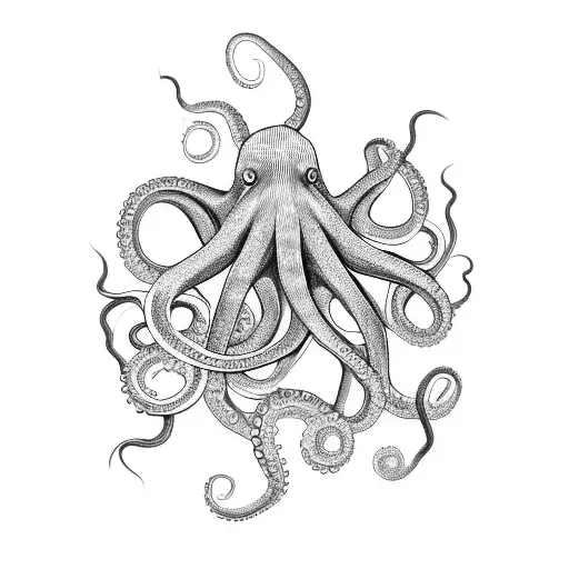 Octopus Tentacle Wrapped Around Lebanese Cedar Tree