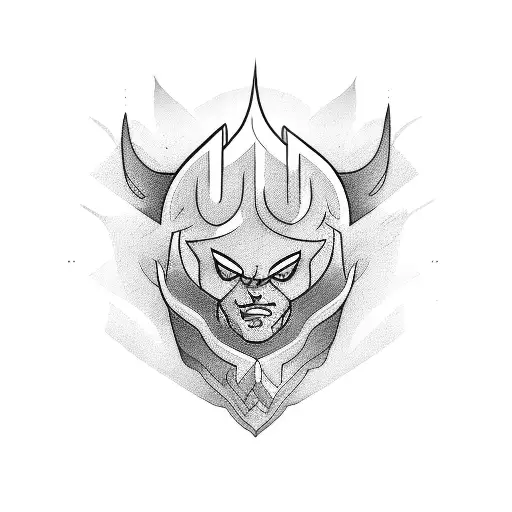 A Tattoo Design Inspired By The Client's Favorite Childhood Cartoon Character