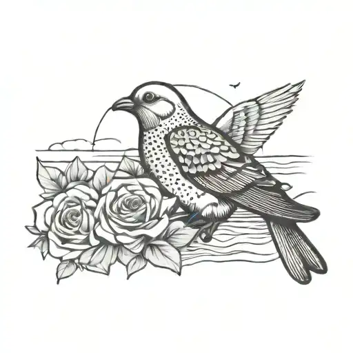 Sunrise Beach Dove Rose