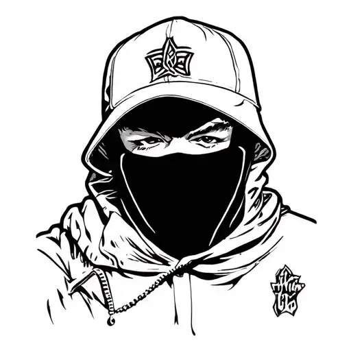 Gangsta Tatoo Balaclava
