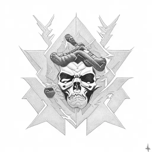 Metallica Album Cover Reimagined With Polynesian Tattoo Elements