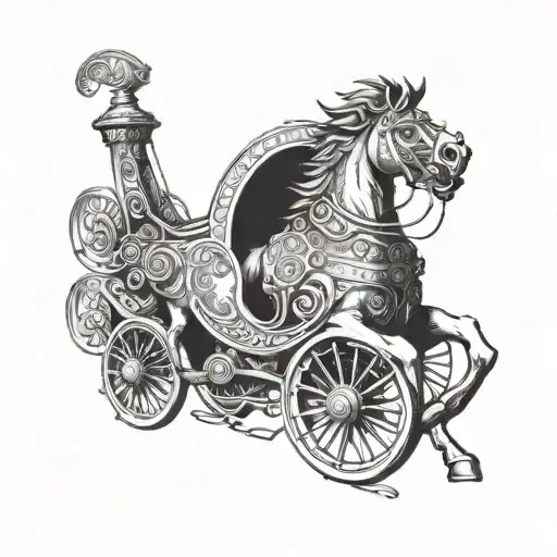 Roman Chariot Pulled
