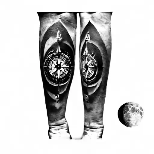 A Compass And A Moon