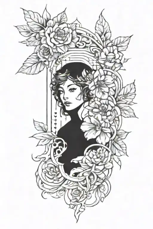 Make Me A Tatoo Desing For My Inner Arm And Inter Grate My Dad Hers A Photo