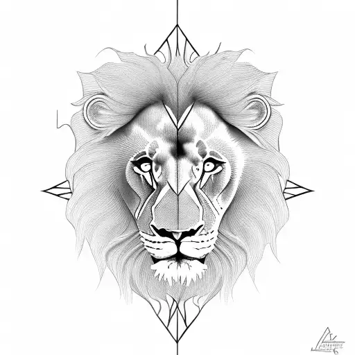 Lion With A Delicate Femiane Feeling