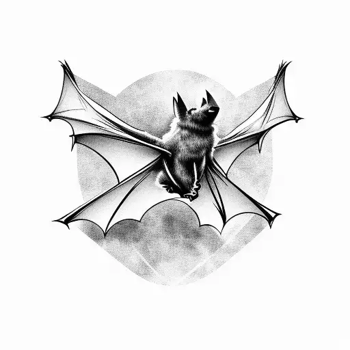 Realistic Bat Flying