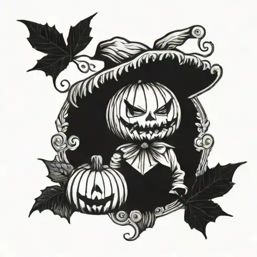 Pumpkin Head Vintage Children