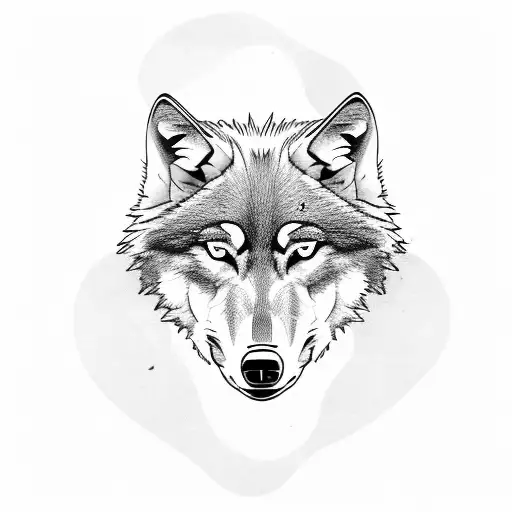 Wolf On A Motorcycle Smoking A Cigarette And Wearing Cowboyboots And Showing His Middlefinger