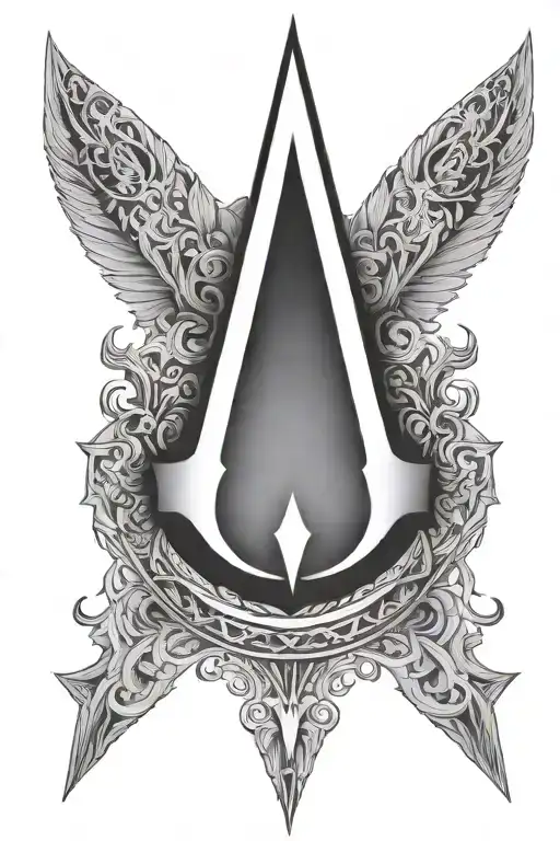 Assassin's Creed Symbol Carved In Flesh