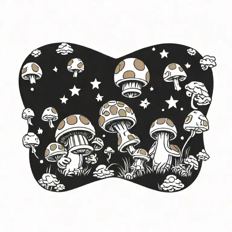 Super Mario Mushroooms