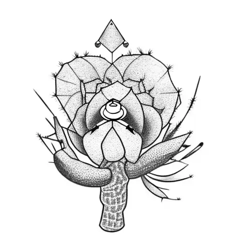 A Cactus Holding An Engagement Ring And Wearing A Sombrero