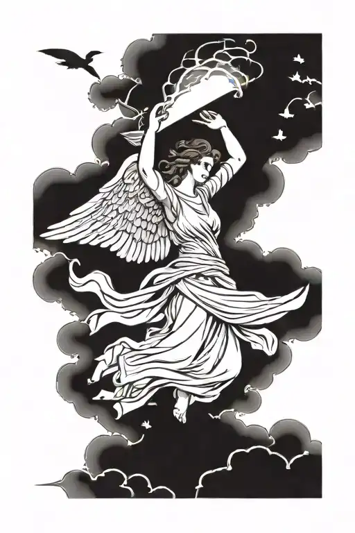 Angel Reaching For Heaven