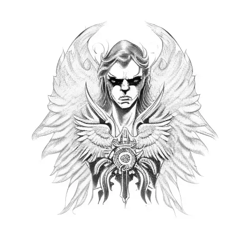 Heaven Vs Hell Warrior Angel