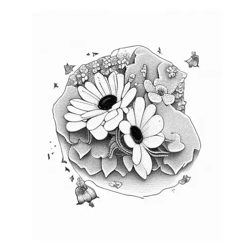 A Western Boot Filled With Texas Bluebonnets And Manitoba Sunflowers