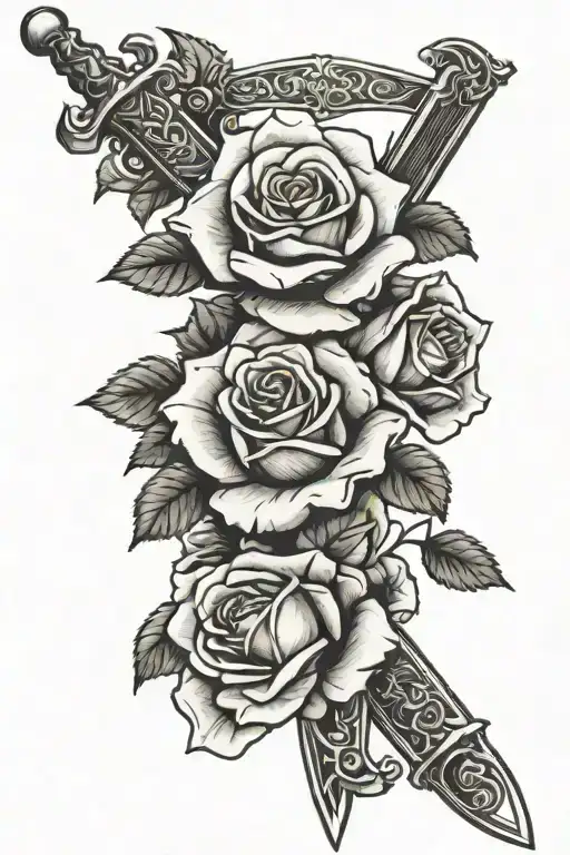 Roses With A Sword