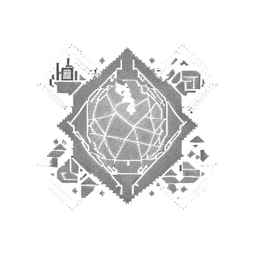 A Pixelated World Map With Gaming Icons Representing Different Countries Visited During Travels