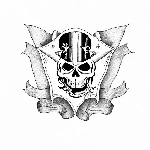 Pirate With American Flag