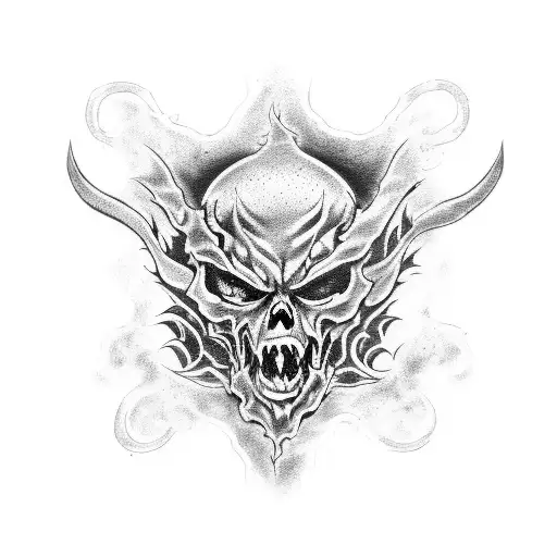 Combine Elements Of Deathcore Music With Japanese Demon Imagery