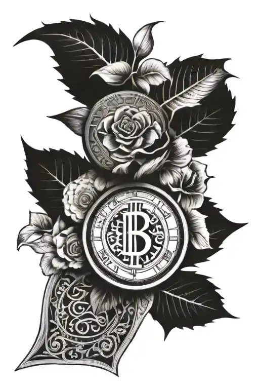 Money Thight Tattoo Design