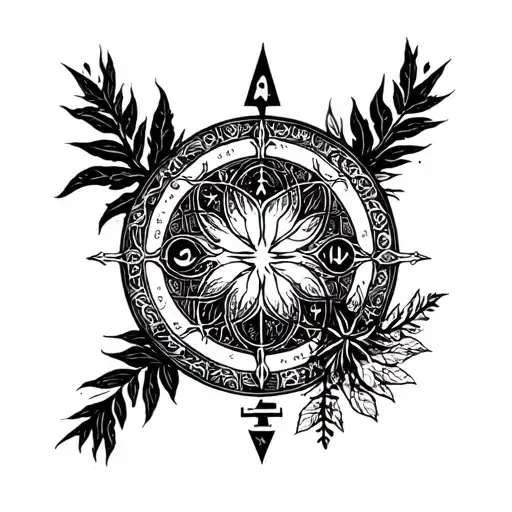 Mysticism And Nature With Runes